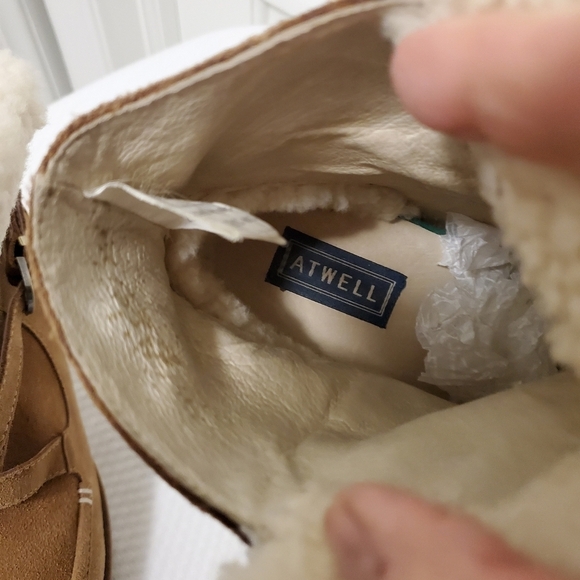 Atwell Crawford Wedge Booties Size 8, Casual, Stylish, Warm, Light Brown - Picture 8 of 13